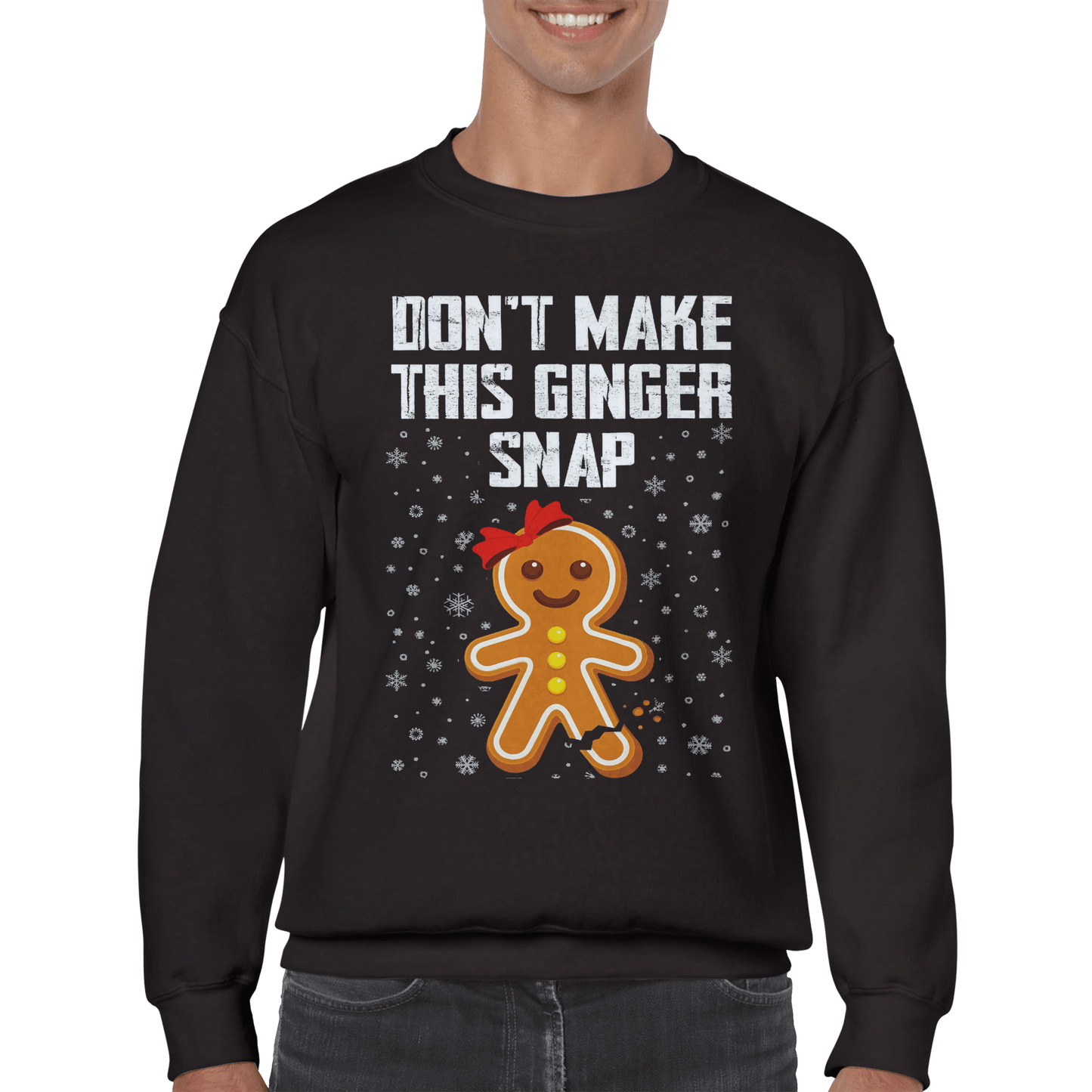 Don't Make This Ginger Snap Classic Unisex Crewneck Sweatshirt Canvas Prints in Accrington Number Plates Accrington IntelliPix