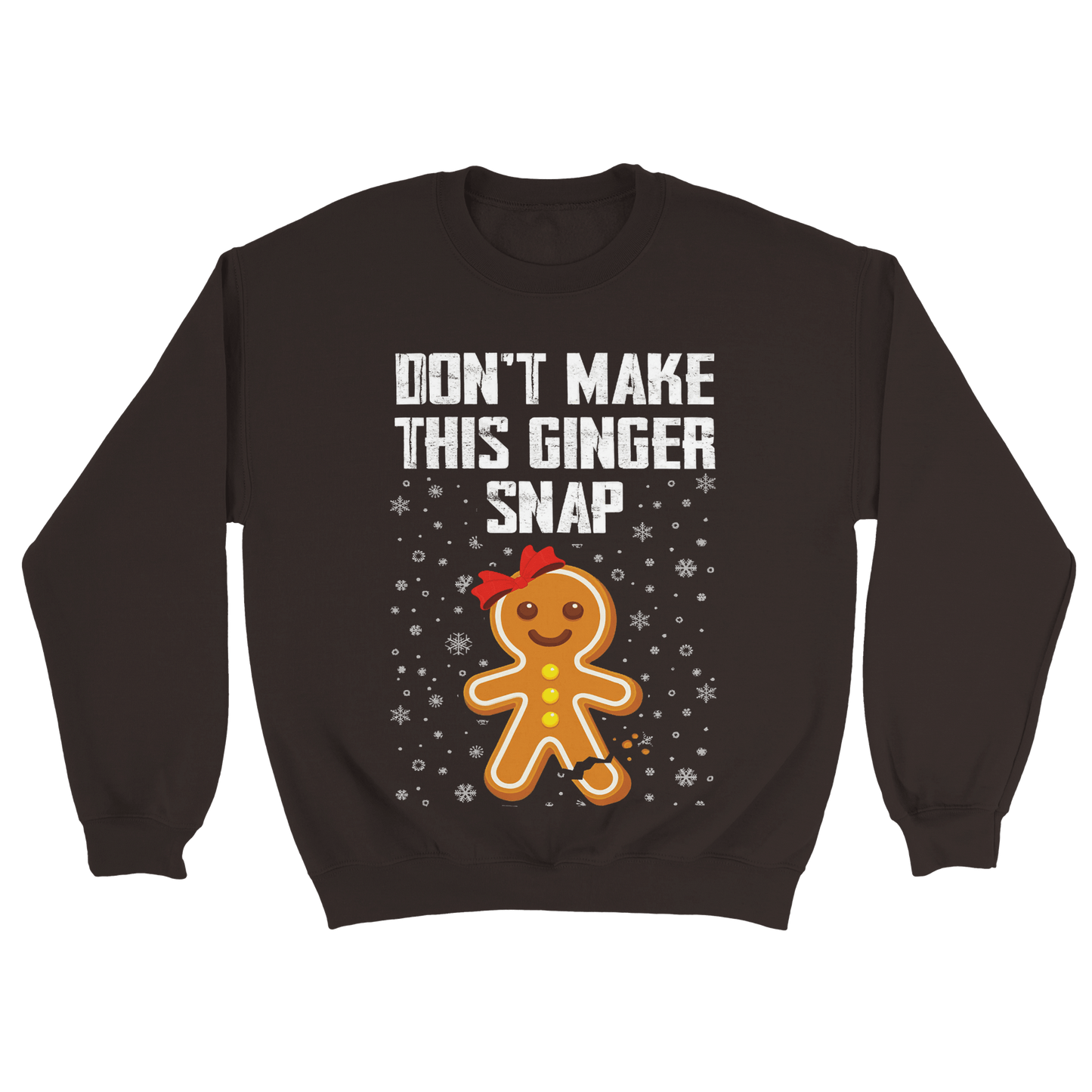 Don't Make This Ginger Snap Classic Unisex Crewneck Sweatshirt Canvas Prints in Accrington Number Plates Accrington IntelliPix