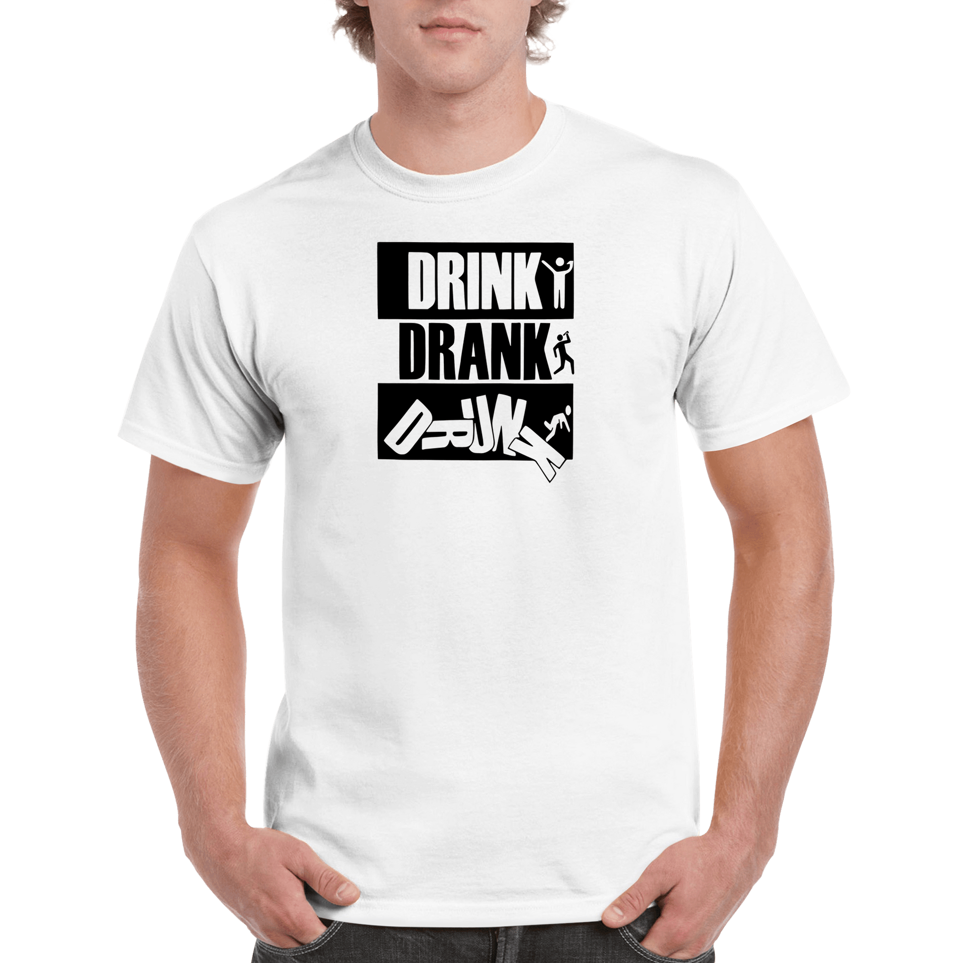 Drink Drank Drunk T-Shirt Canvas Prints in Accrington Number Plates Accrington IntelliPix