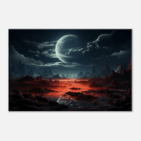 Eerie Moonlit Canvas Canvas Prints in Accrington Number Plates Accrington IntelliPix