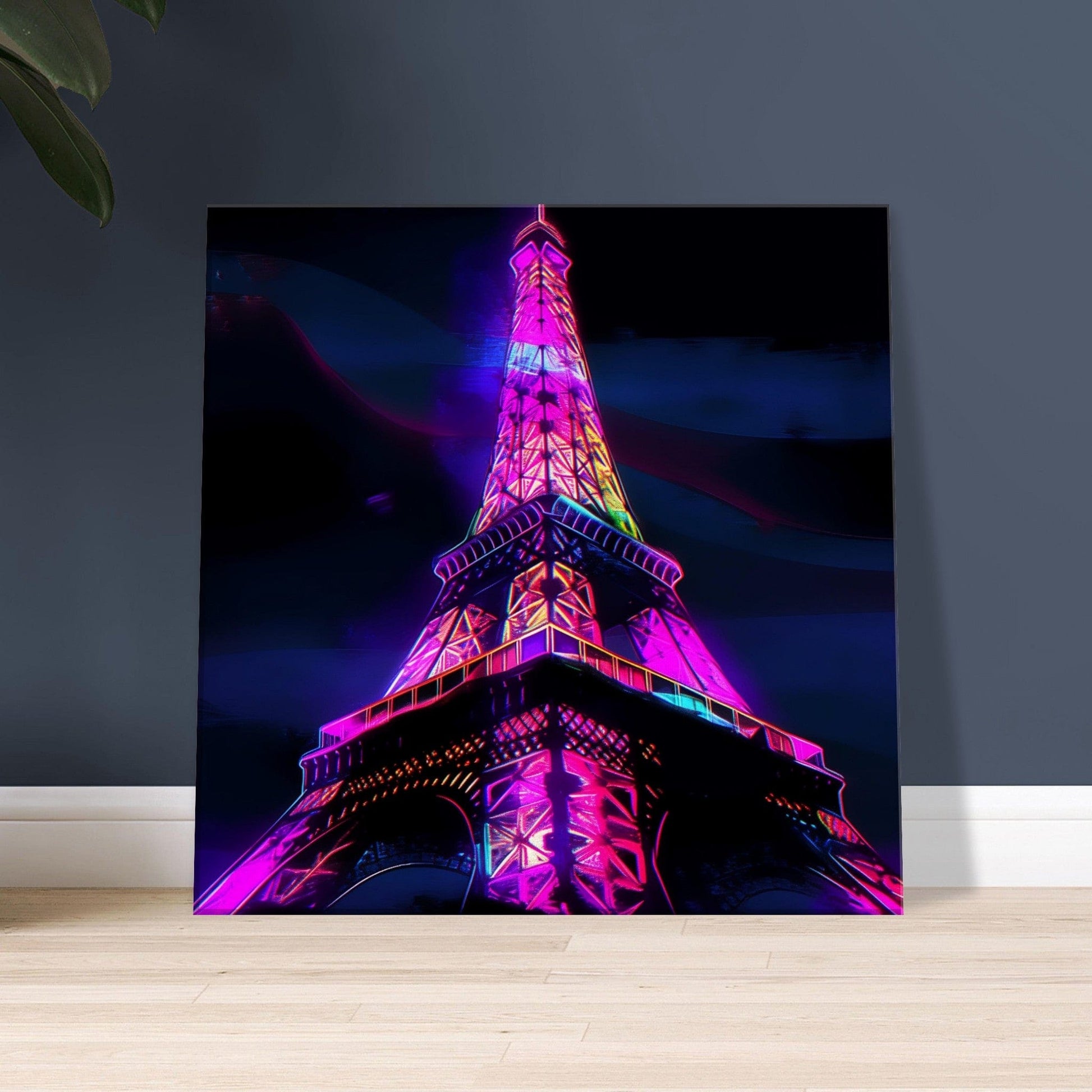 Eiffel Tower Glitch Effect Canvas Canvas Prints in Accrington Number Plates Accrington IntelliPix