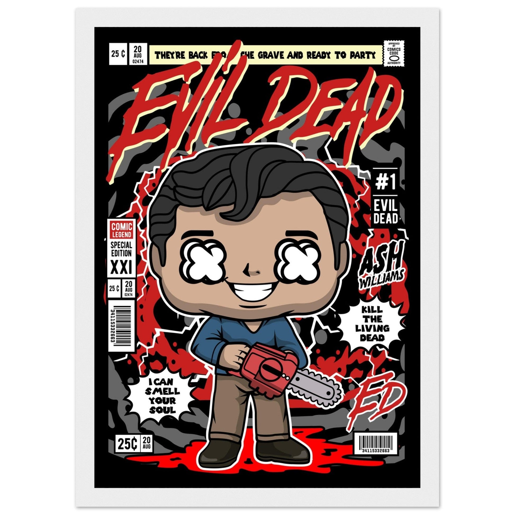 Evil Dead Character Framed Print Canvas Prints in Accrington Number Plates Accrington IntelliPix