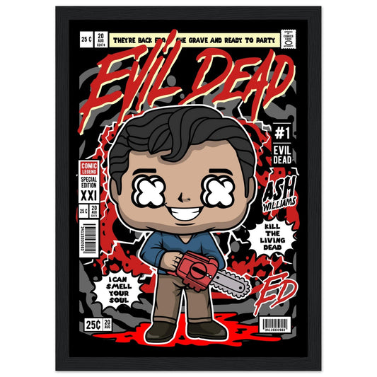 Evil Dead Character Framed Print Canvas Prints in Accrington Number Plates Accrington IntelliPix