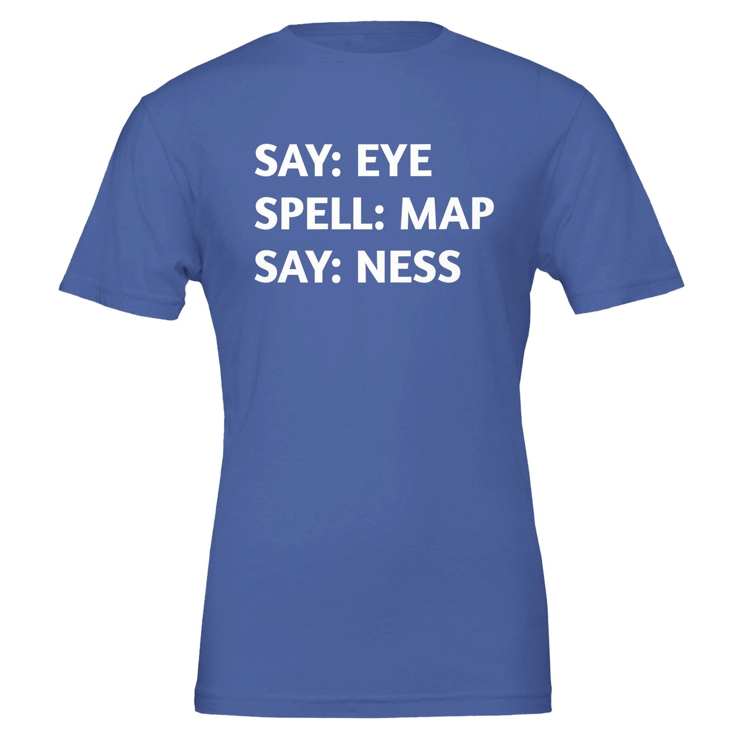 Eye Map Ness T-Shirt Canvas Prints in Accrington Number Plates Accrington IntelliPix