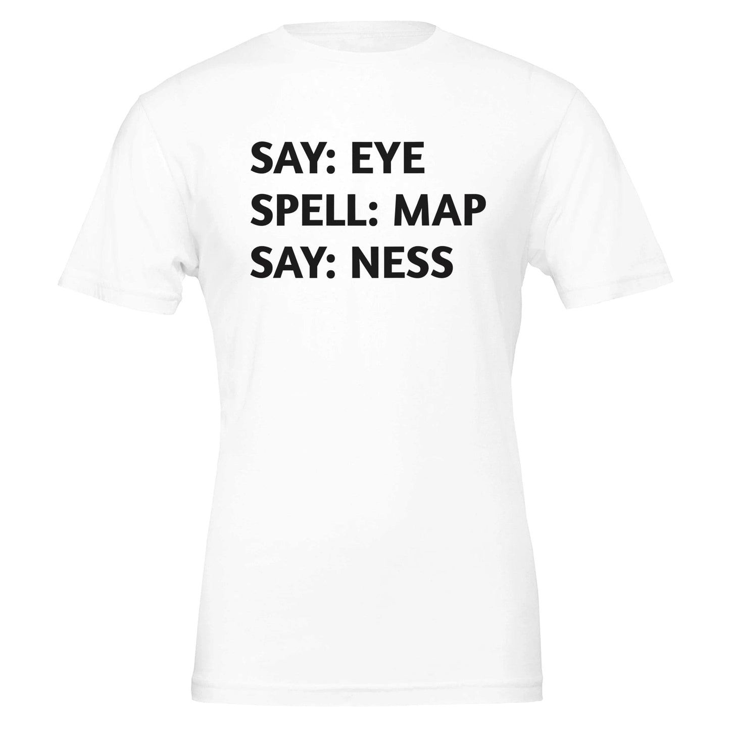 Eye Map Ness T-Shirt Canvas Prints in Accrington Number Plates Accrington IntelliPix