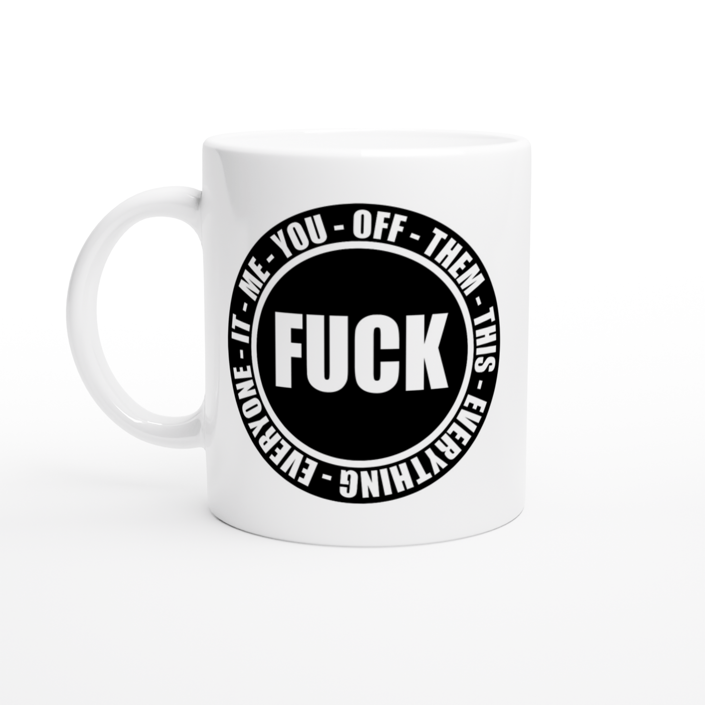 F*CK 11oz Mug Canvas Prints in Accrington Number Plates Accrington IntelliPix