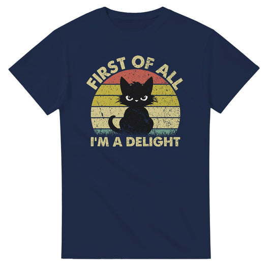 First Of All, I'm A Delight T-Shirt Canvas Prints in Accrington Number Plates Accrington IntelliPix