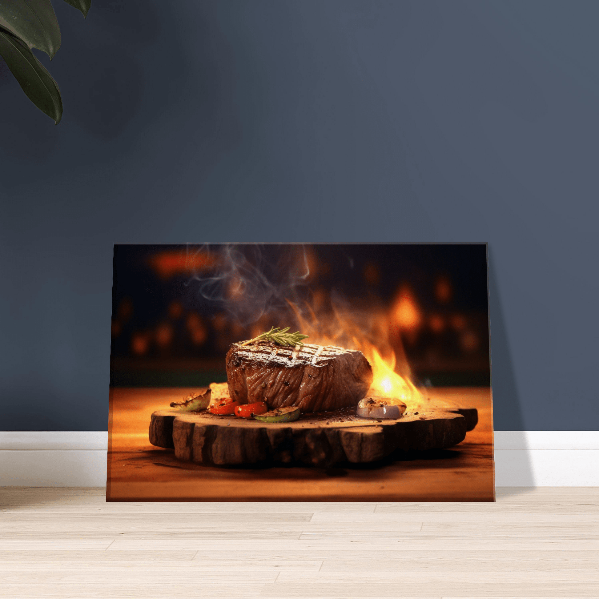 Flame Grilled Steak Canvas Canvas Prints in Accrington Number Plates Accrington IntelliPix