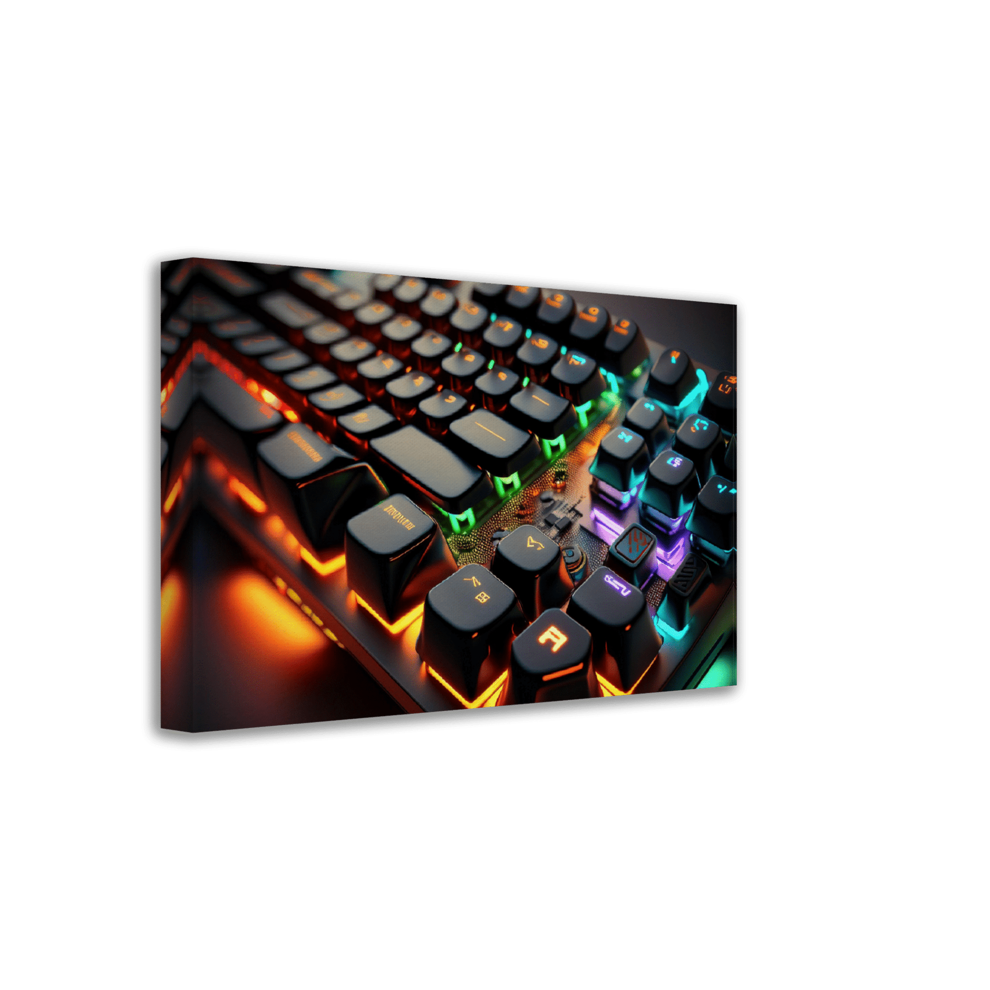 Gaming Keyboard Canvas Canvas Prints in Accrington Number Plates Accrington IntelliPix
