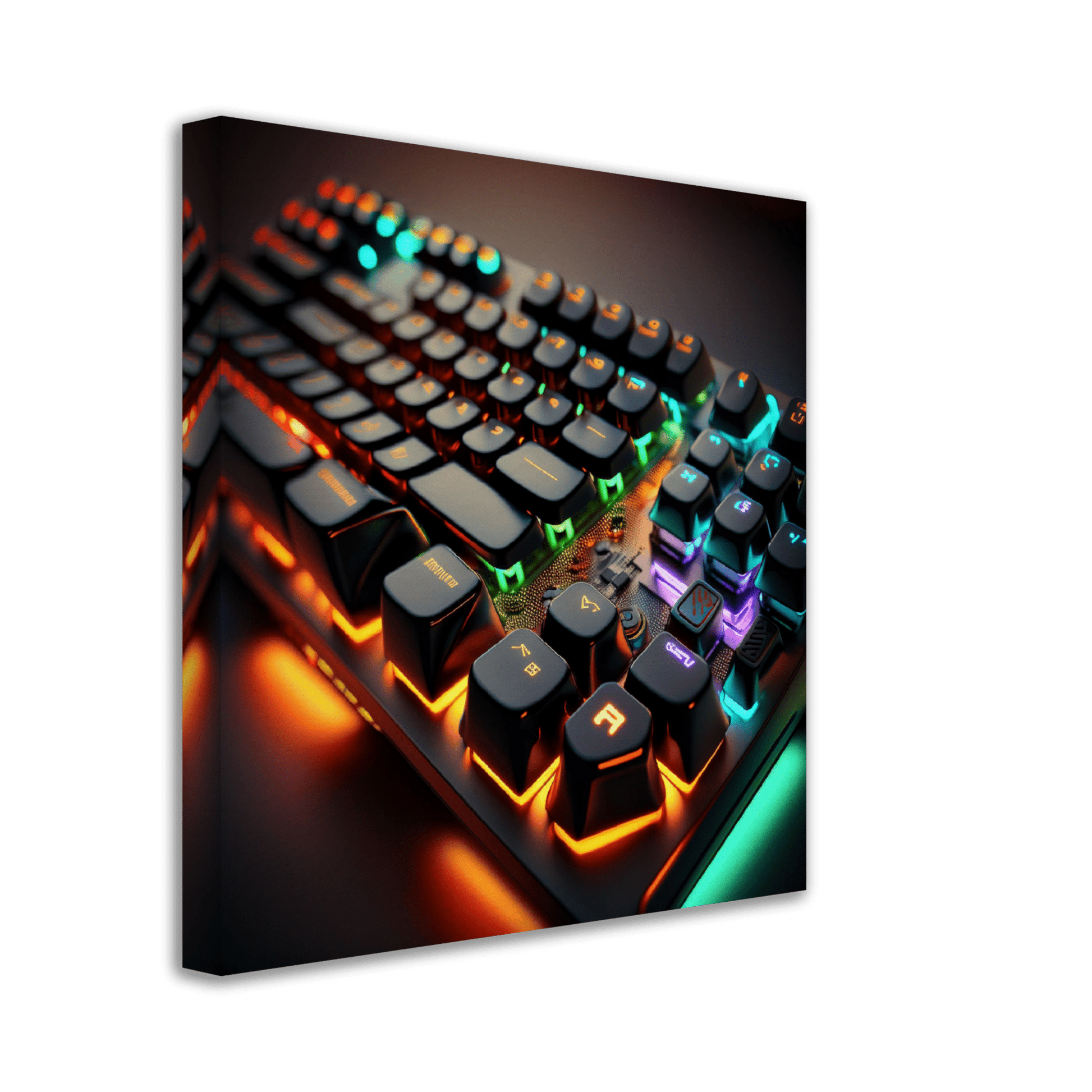 Gaming Keyboard Canvas Canvas Prints in Accrington Number Plates Accrington IntelliPix