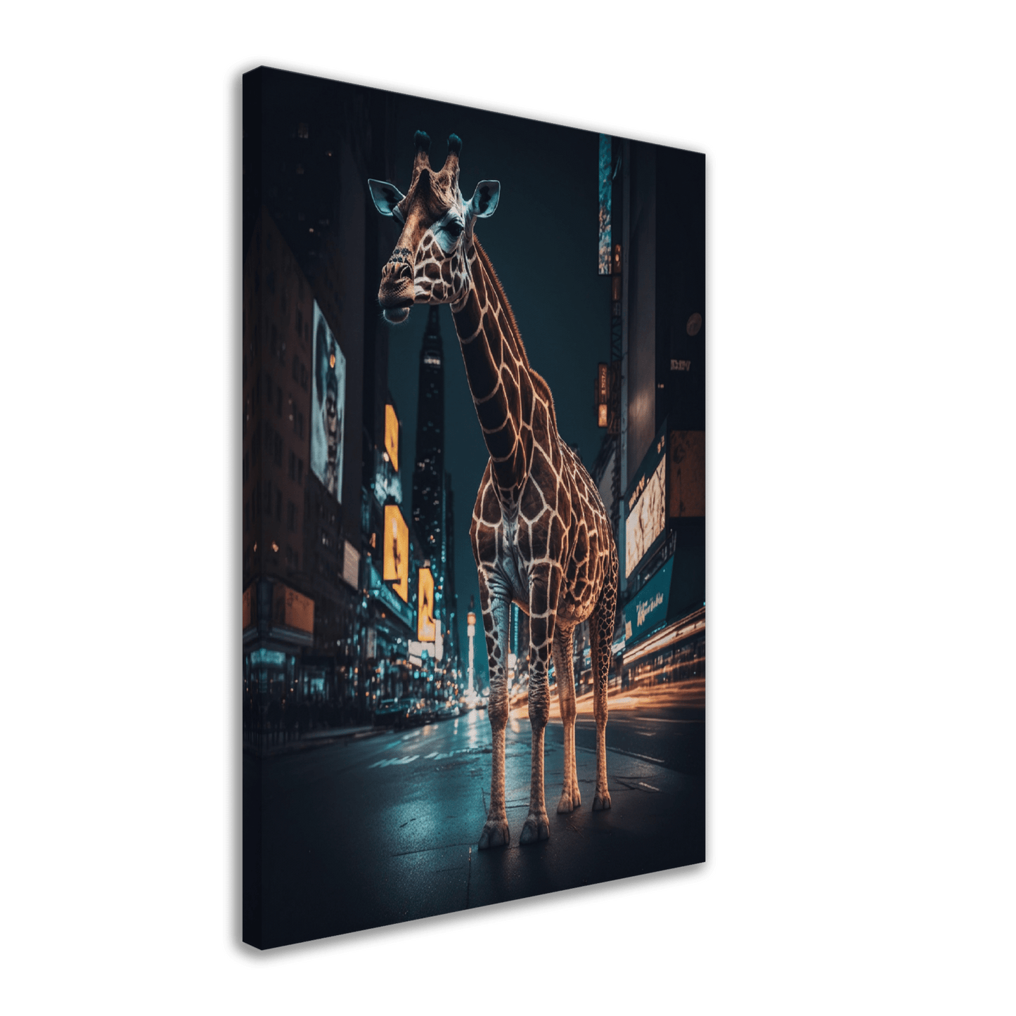 Giraffe in NYC Canvas Canvas Prints in Accrington Number Plates Accrington IntelliPix