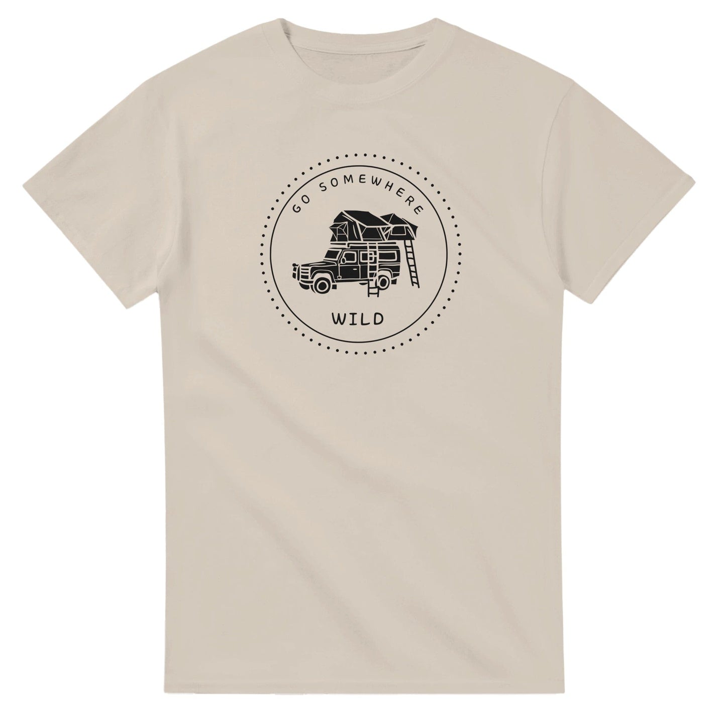 Go Somewhere Wild Camping T-Shirt Canvas Prints in Accrington Number Plates Accrington IntelliPix