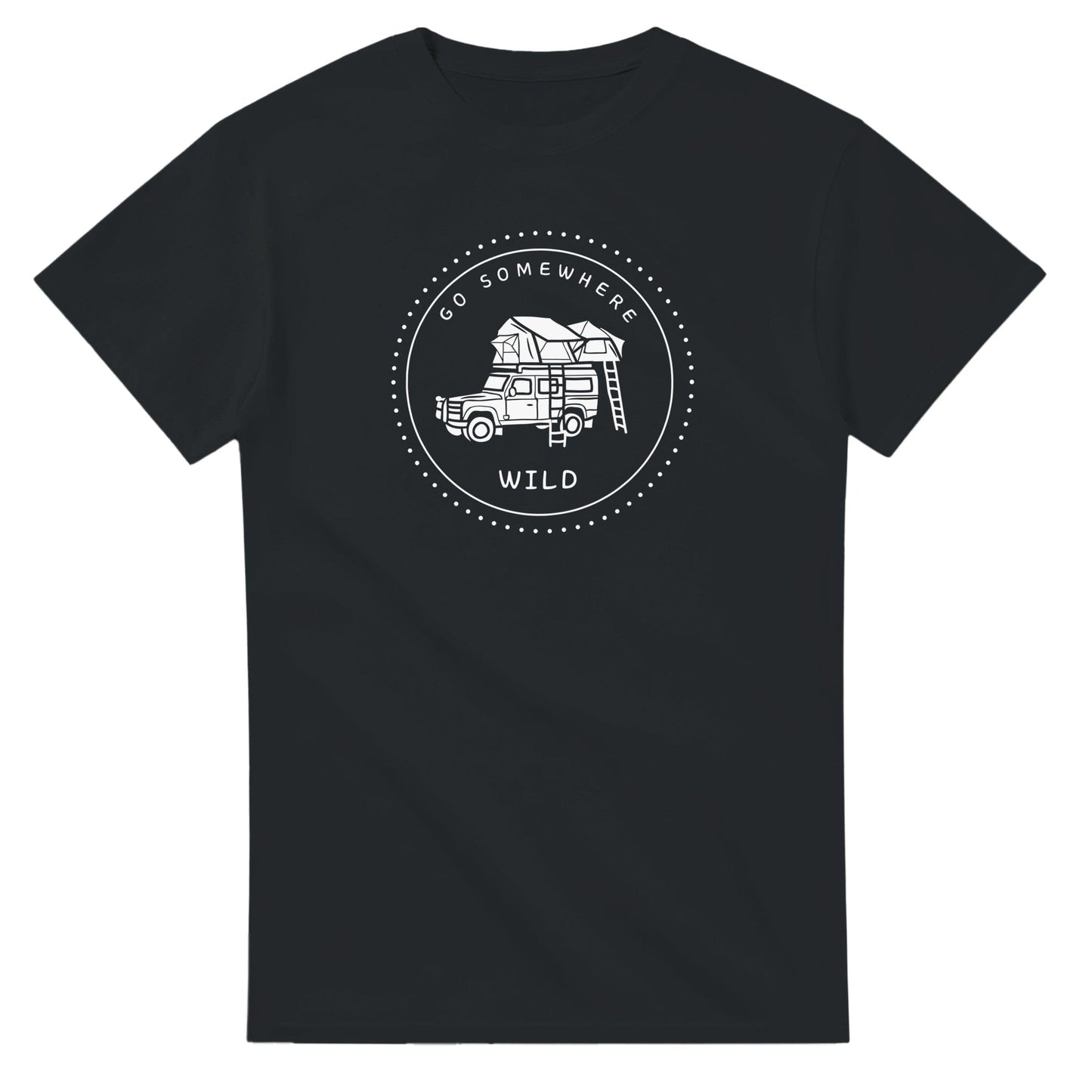 Go Somewhere Wild Camping T-Shirt Canvas Prints in Accrington Number Plates Accrington IntelliPix