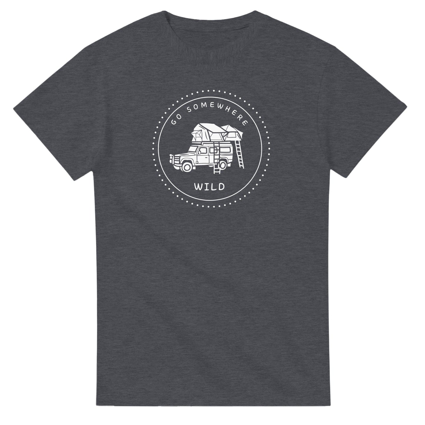 Go Somewhere Wild Camping T-Shirt Canvas Prints in Accrington Number Plates Accrington IntelliPix