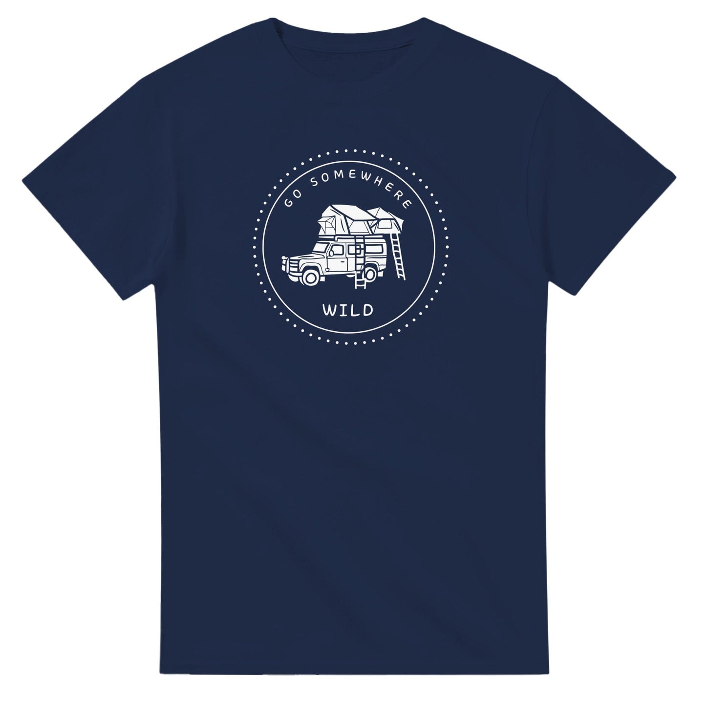 Go Somewhere Wild Camping T-Shirt Canvas Prints in Accrington Number Plates Accrington IntelliPix