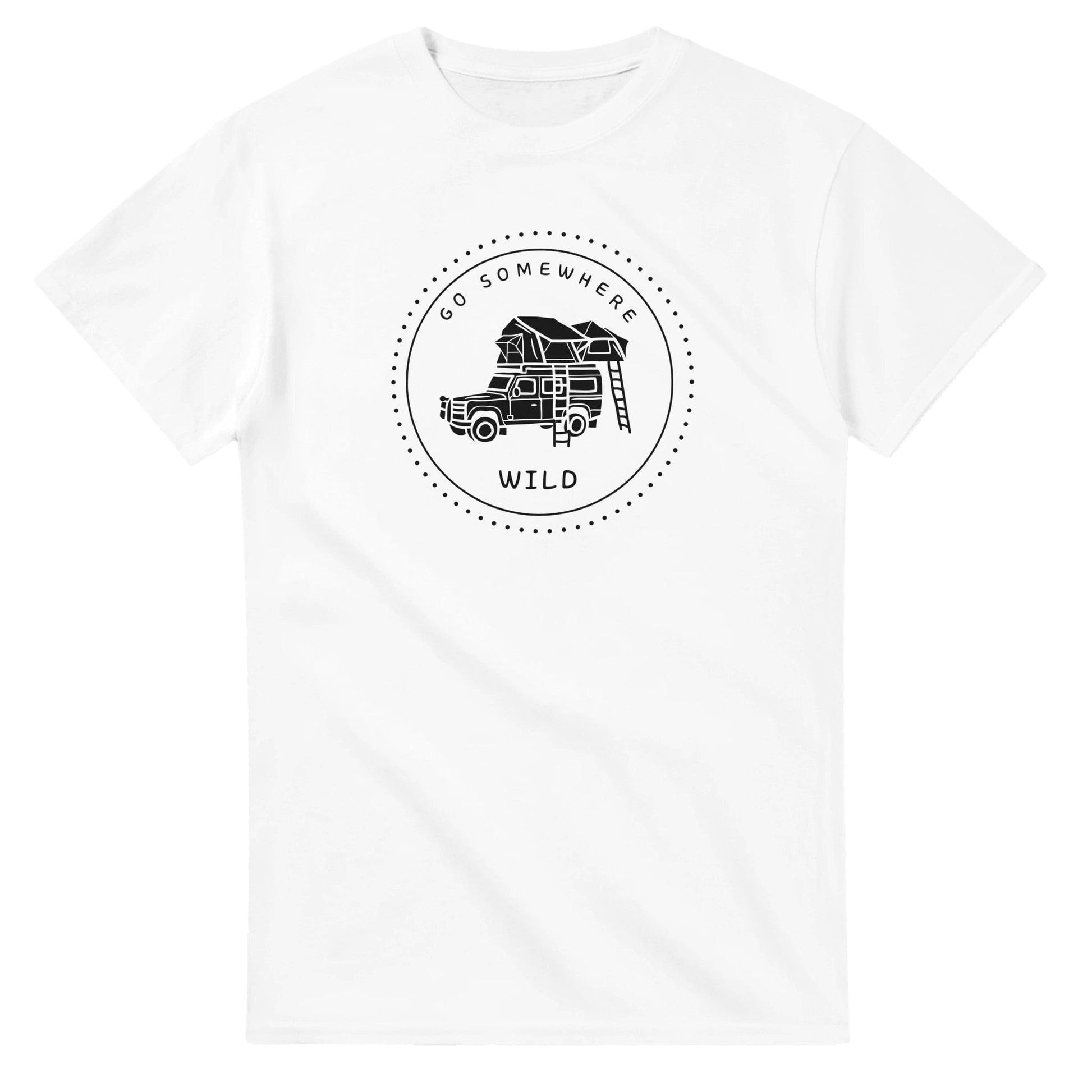 Go Somewhere Wild Camping T-Shirt Canvas Prints in Accrington Number Plates Accrington IntelliPix