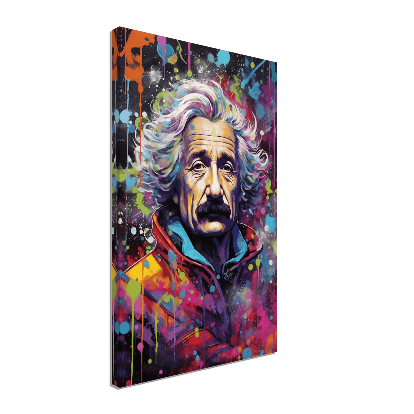 Graffiti Einstein Canvas Canvas Prints in Accrington Number Plates Accrington IntelliPix