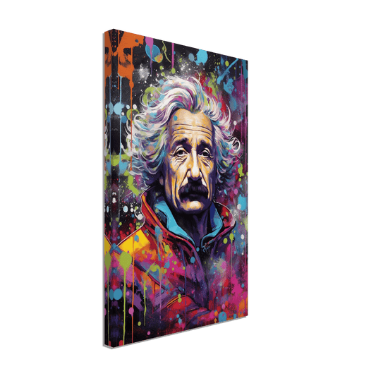 Graffiti Einstein Canvas Canvas Prints in Accrington Number Plates Accrington IntelliPix