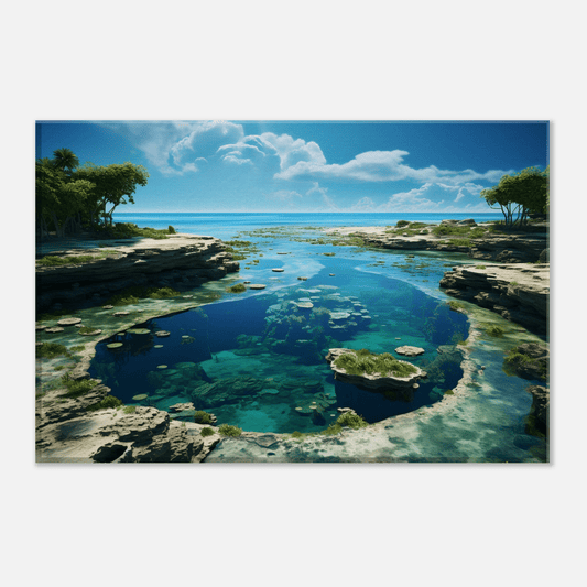 Great Blue Hole Canvas Canvas Prints in Accrington Number Plates Accrington IntelliPix