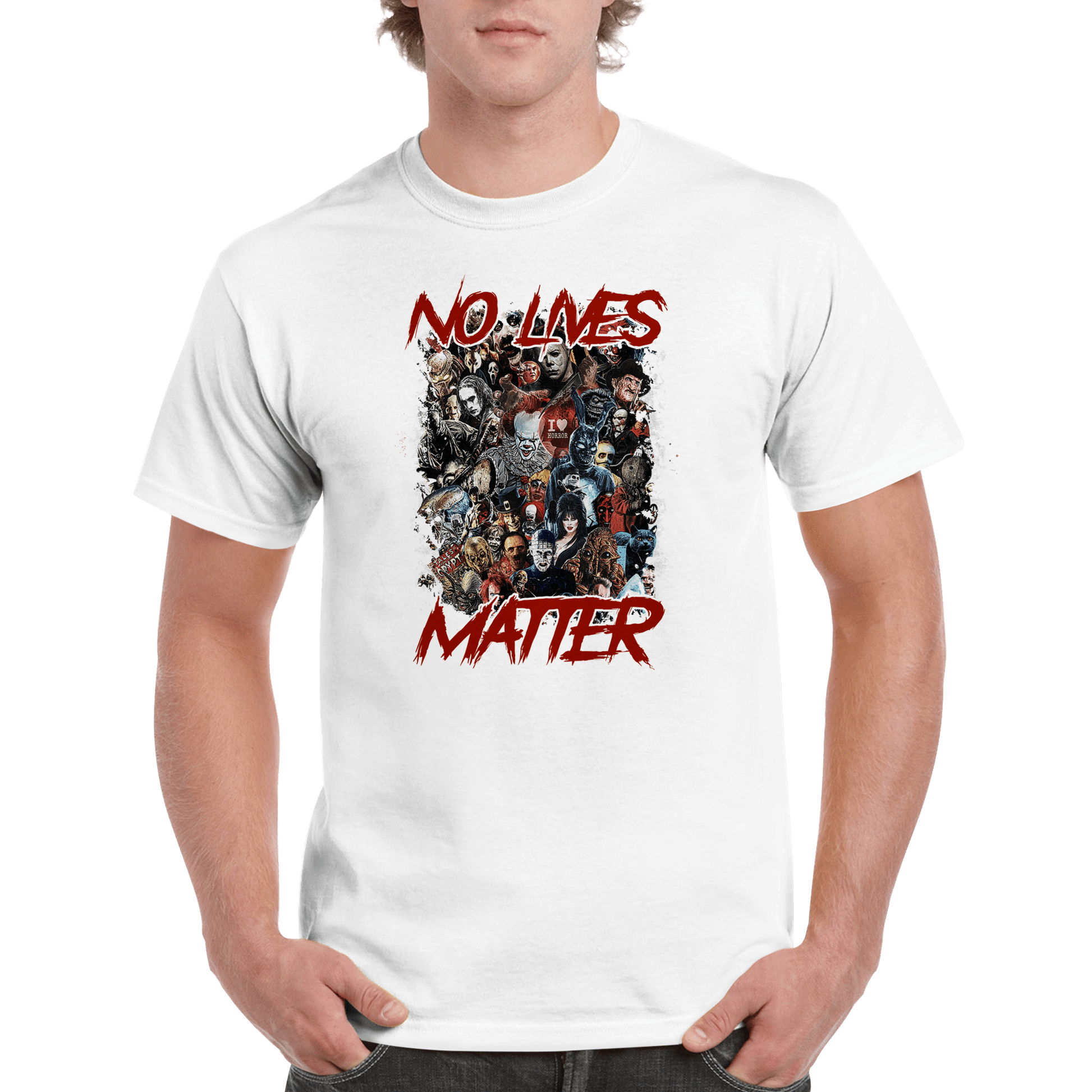 Halloween No Lives Matter T-Shirt Canvas Prints in Accrington Number Plates Accrington IntelliPix