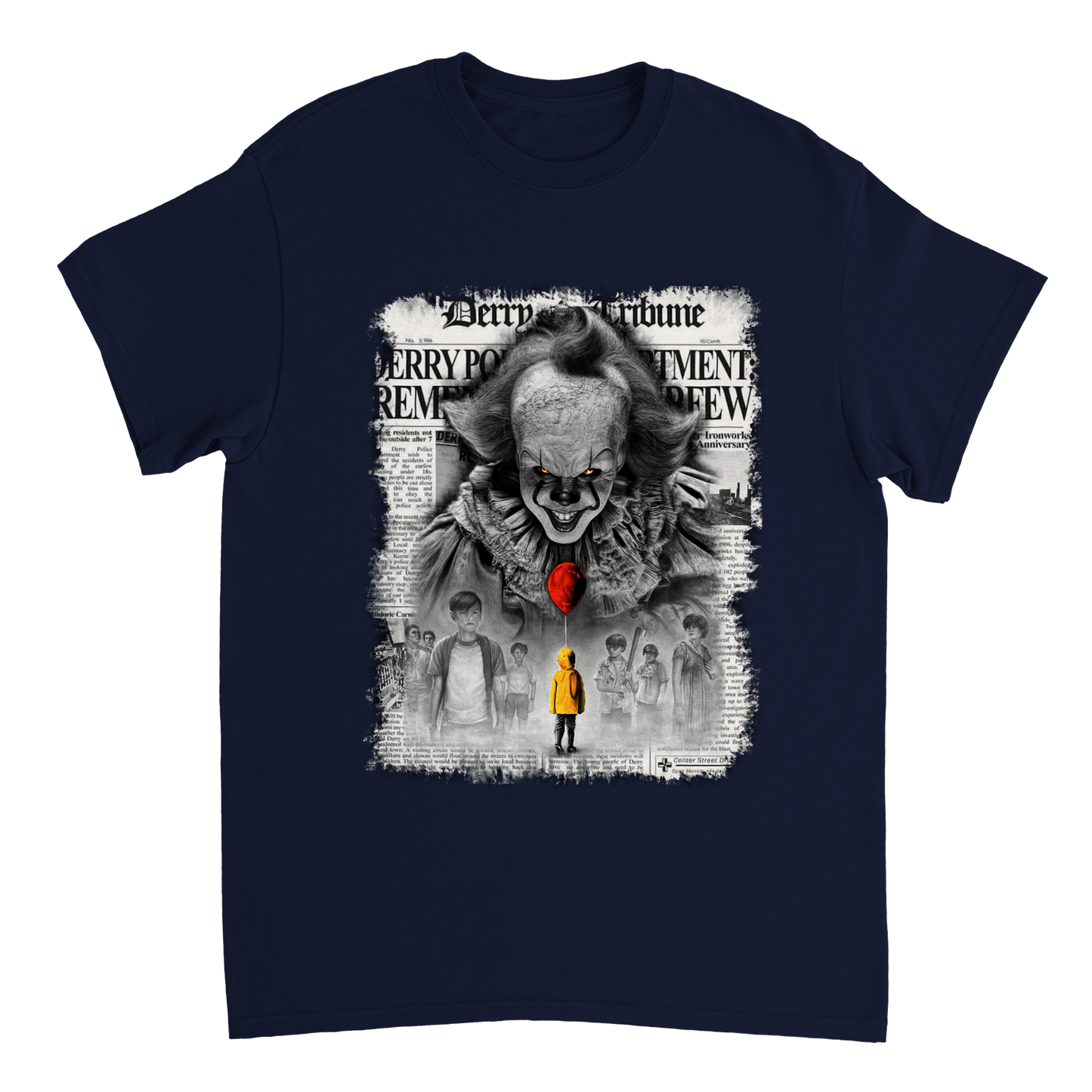 Halloween Pennywise Article T Shirt Canvas Prints in Accrington Number Plates Accrington IntelliPix