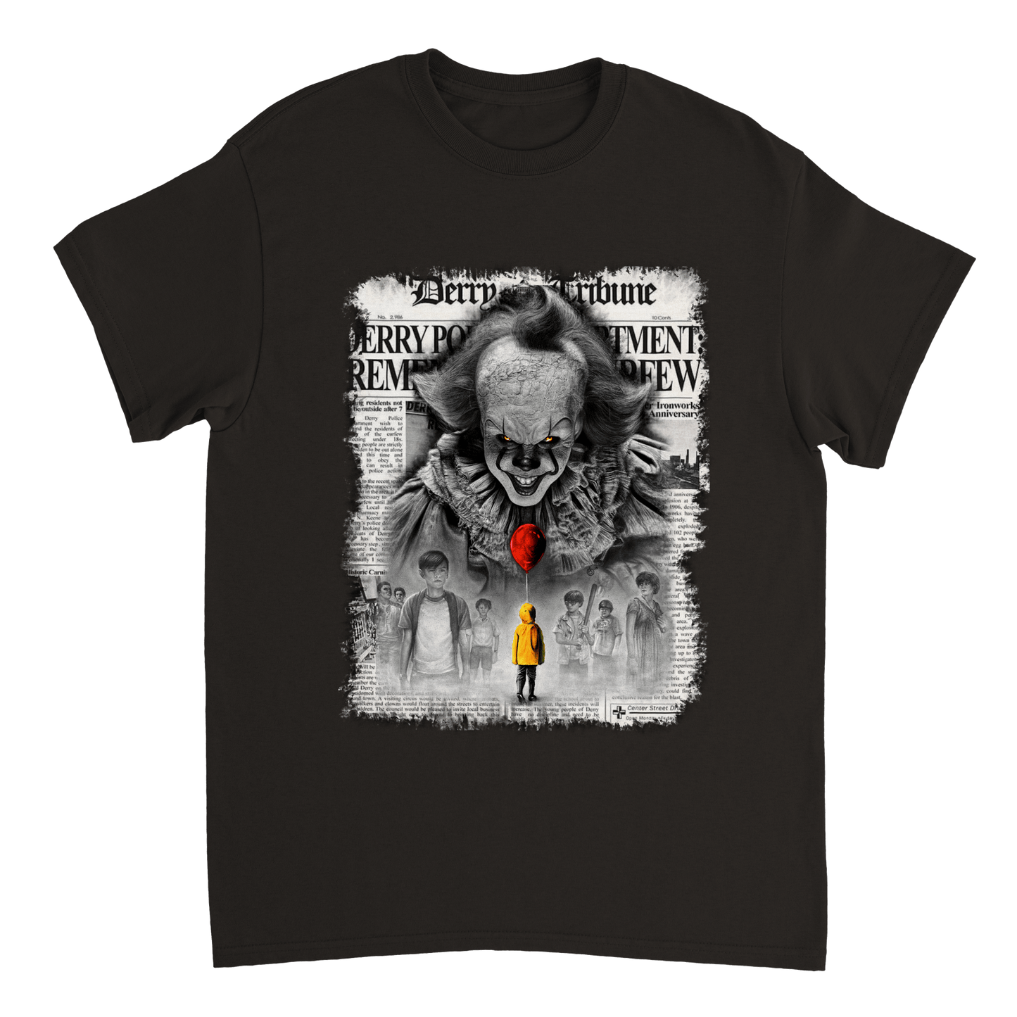 Halloween Pennywise Article T Shirt Canvas Prints in Accrington Number Plates Accrington IntelliPix