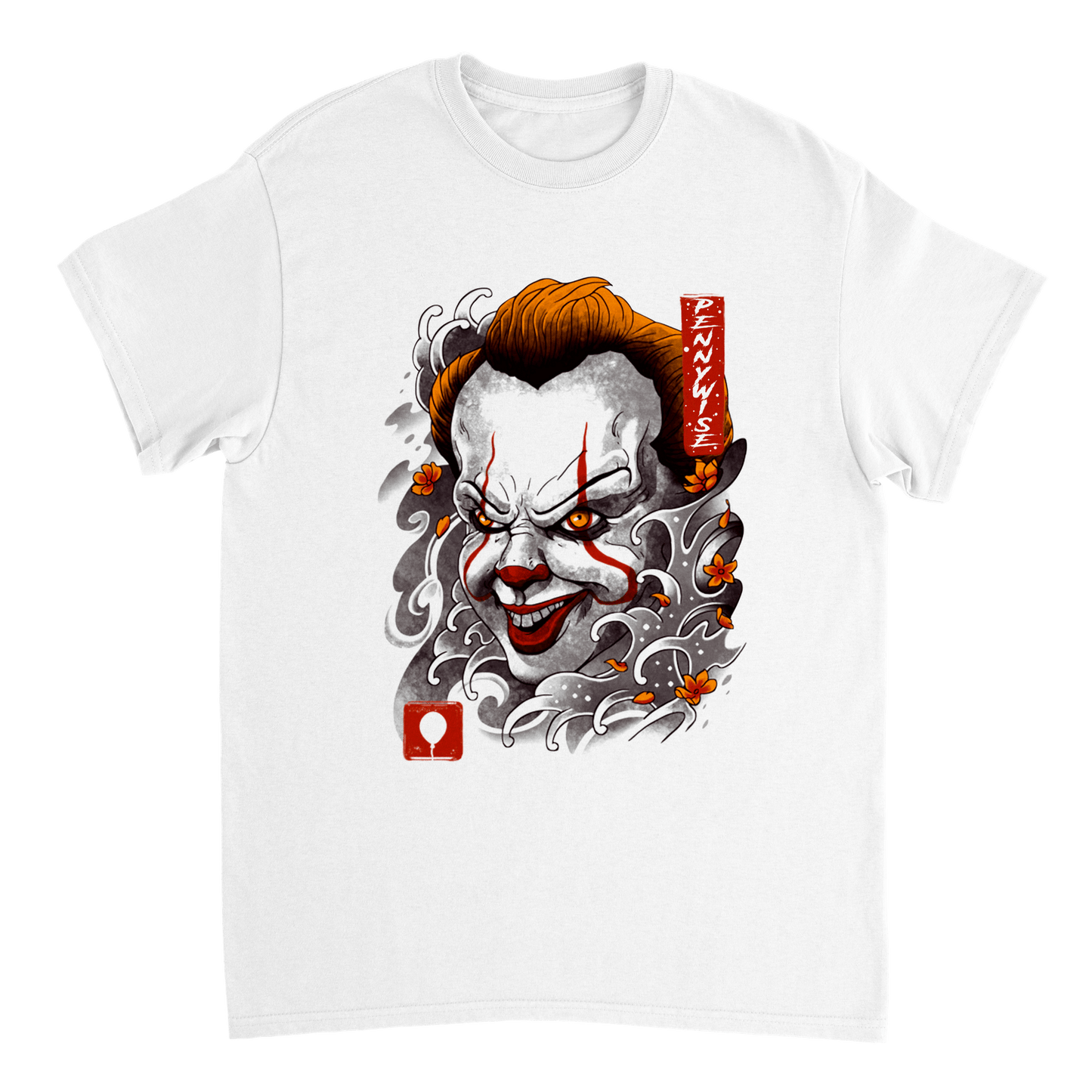 Halloween Pennywise T Shirt Canvas Prints in Accrington Number Plates Accrington IntelliPix