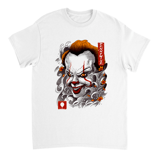 Halloween Pennywise T Shirt Canvas Prints in Accrington Number Plates Accrington IntelliPix