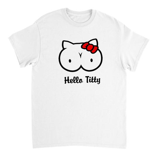 Hello Titty T Shirt Canvas Prints in Accrington Number Plates Accrington IntelliPix