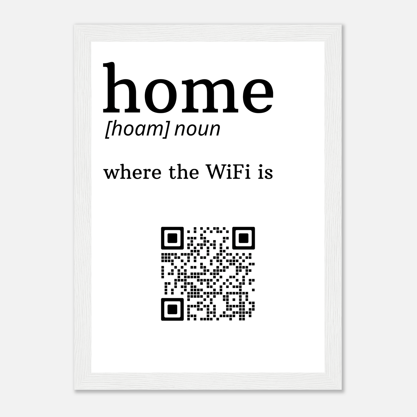 Home Wifi Wooden Framed Print Canvas Prints in Accrington Number Plates Accrington IntelliPix