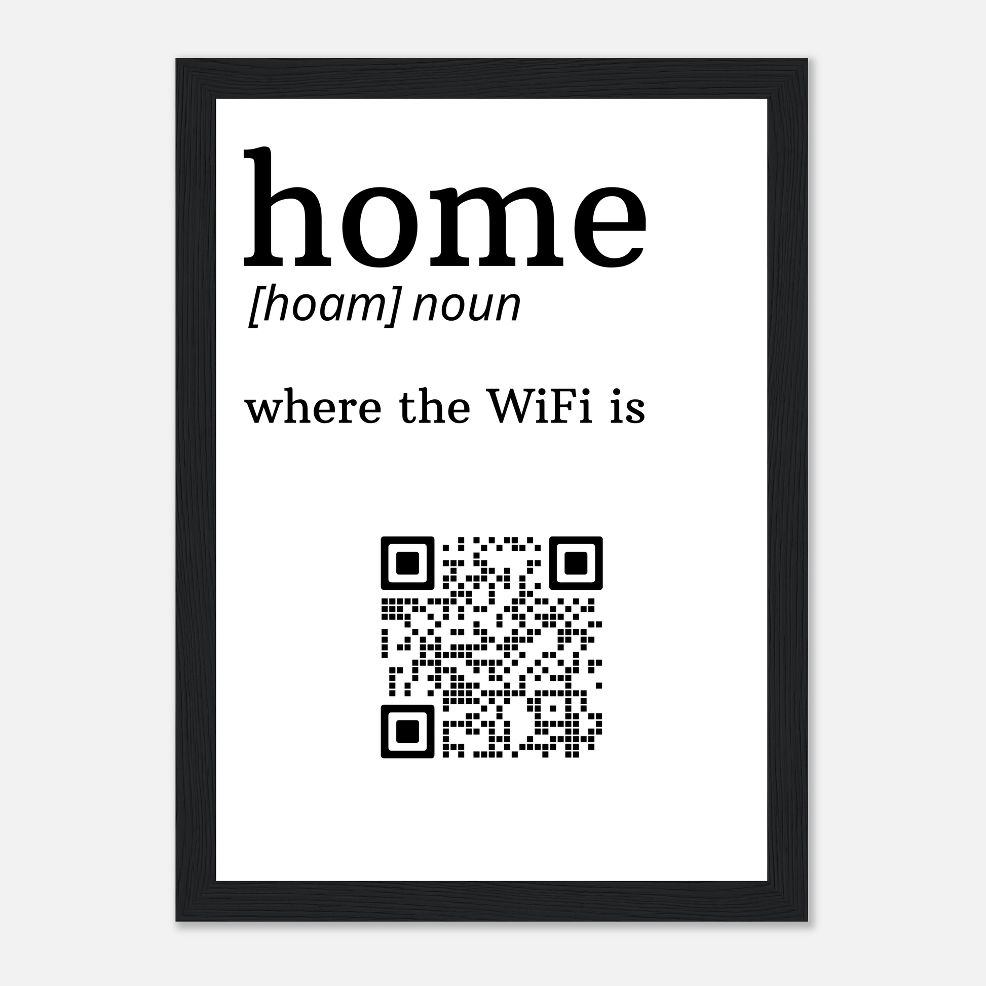 Home Wifi Wooden Framed Print Canvas Prints in Accrington Number Plates Accrington IntelliPix