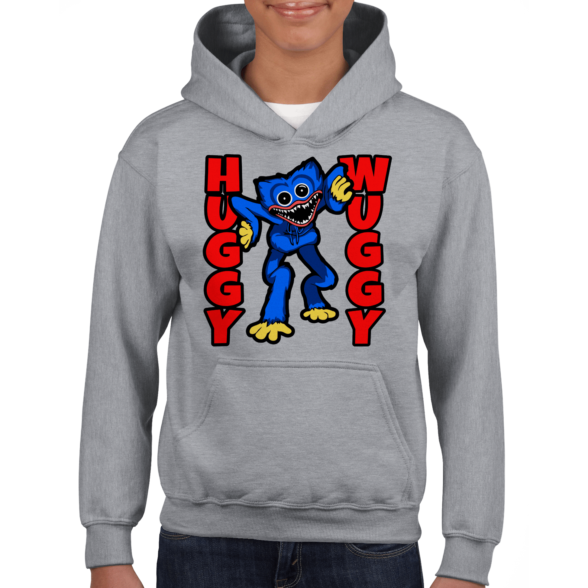 Huggy Wuggy Classic Kids Pullover Hoodie Canvas Prints in Accrington Number Plates Accrington IntelliPix