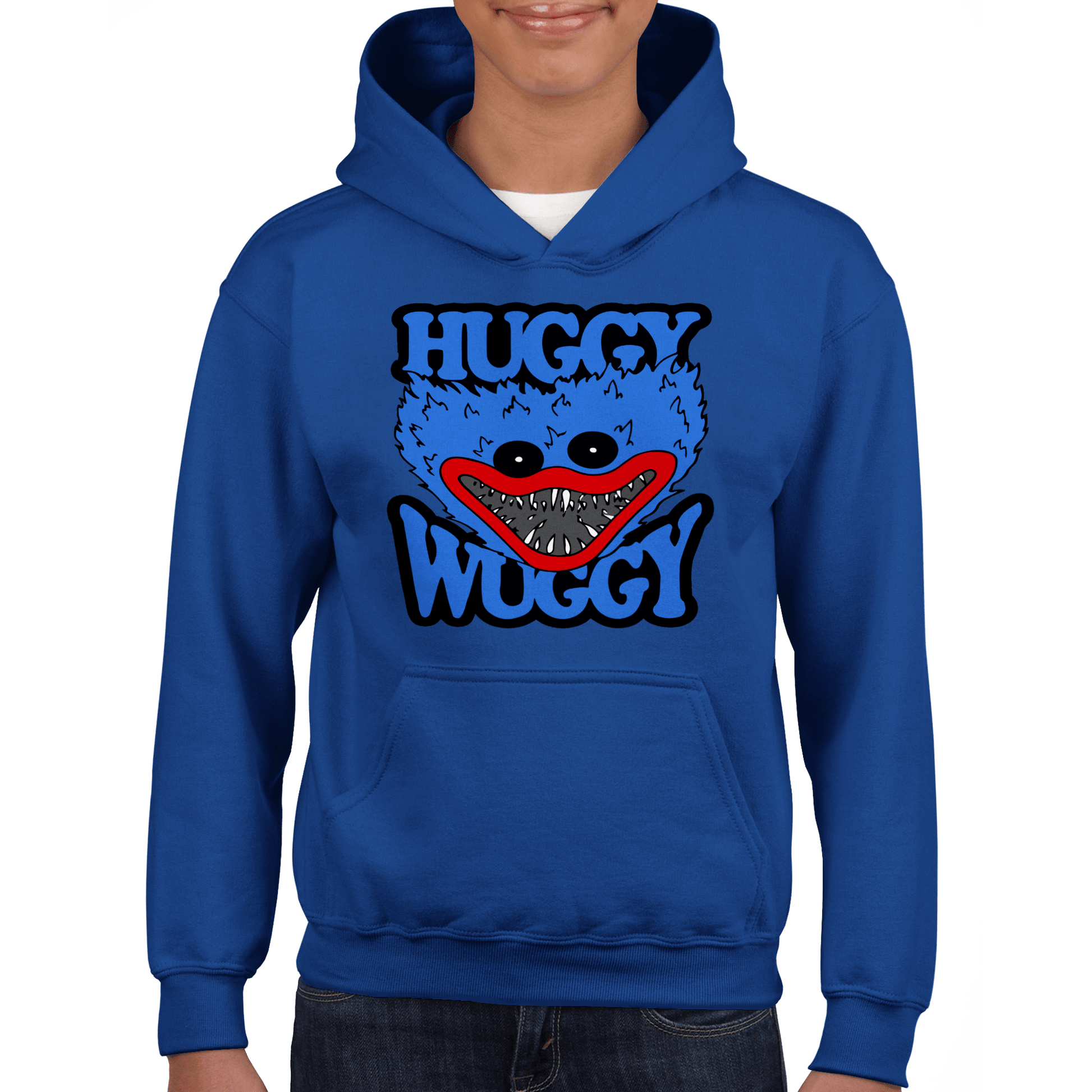 Huggy Wuggy Classic Kids Pullover Hoodie Canvas Prints in Accrington Number Plates Accrington IntelliPix