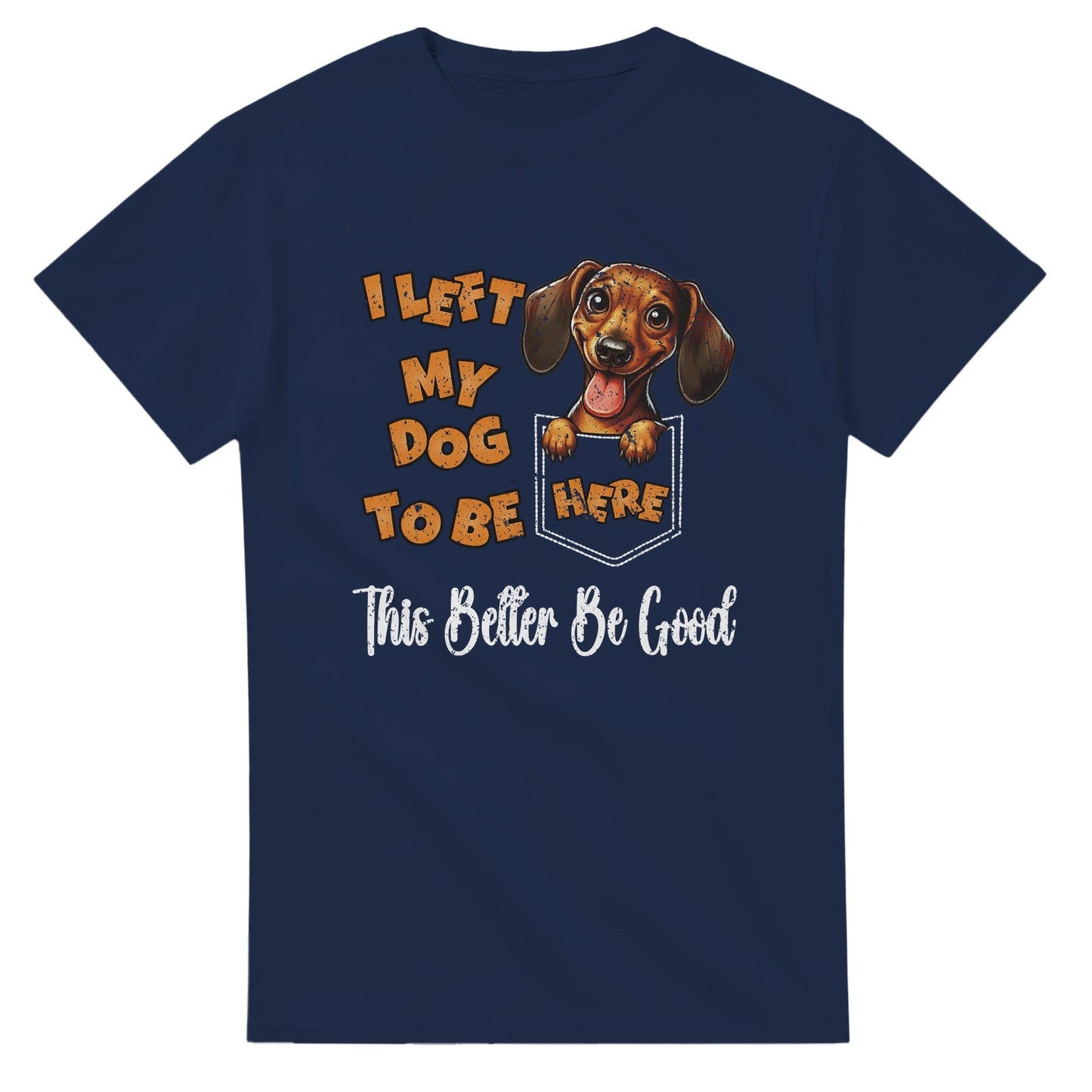 I Left My Dog To Be Here T-Shirt Canvas Prints in Accrington Number Plates Accrington IntelliPix