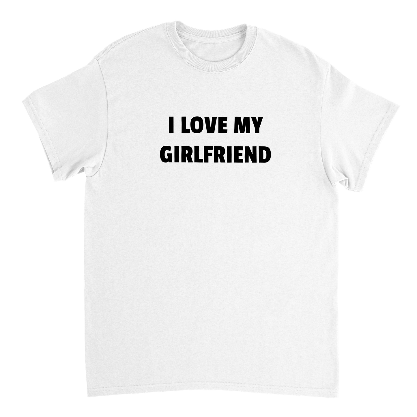 I Love My Girlfriend T-Shirt Canvas Prints in Accrington Number Plates Accrington IntelliPix