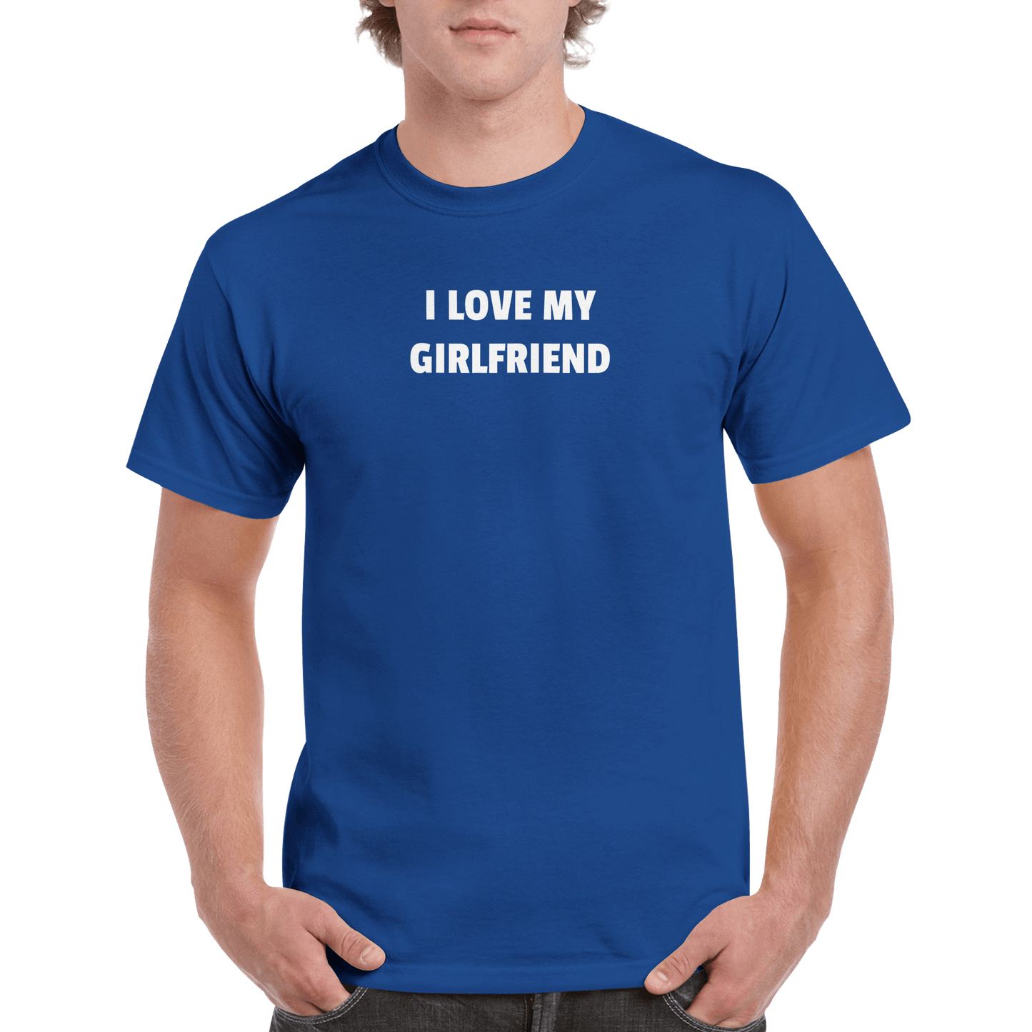 I Love My Girlfriend T-Shirt Canvas Prints in Accrington Number Plates Accrington IntelliPix