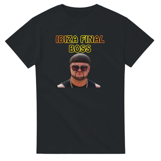 Ibiza Final Boss Meme Headshot T-Shirt Canvas Prints in Accrington Number Plates Accrington IntelliPix