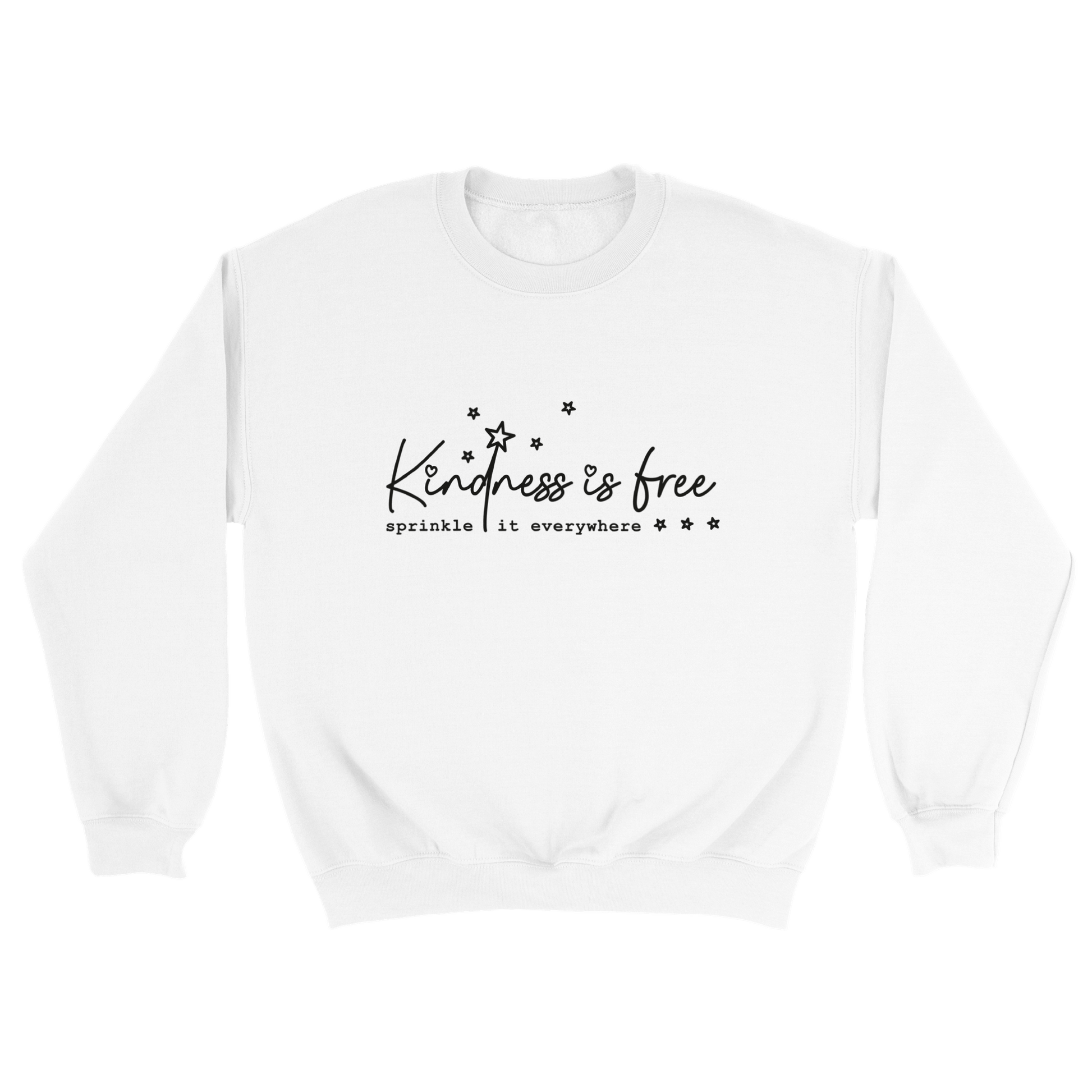 Kindness is Free Classic Unisex Crewneck Sweatshirt Canvas Prints in Accrington Number Plates Accrington IntelliPix