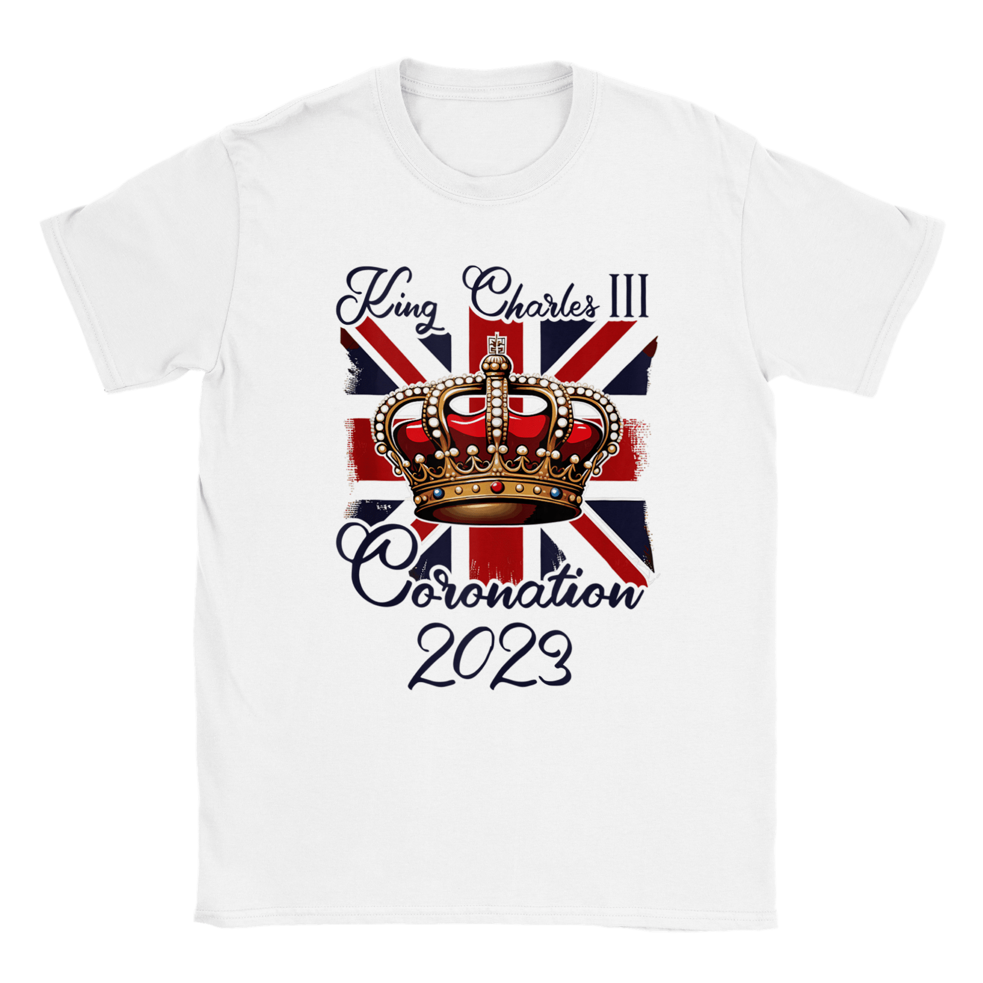 King Charles Coronation 2023 Kids T Shirt Canvas Prints in Accrington Number Plates Accrington IntelliPix