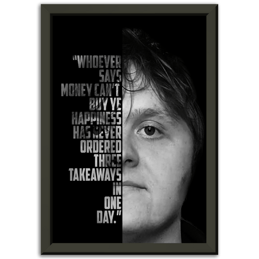 Lewis Capaldi Metal Framed Print Canvas Prints in Accrington Number Plates Accrington IntelliPix