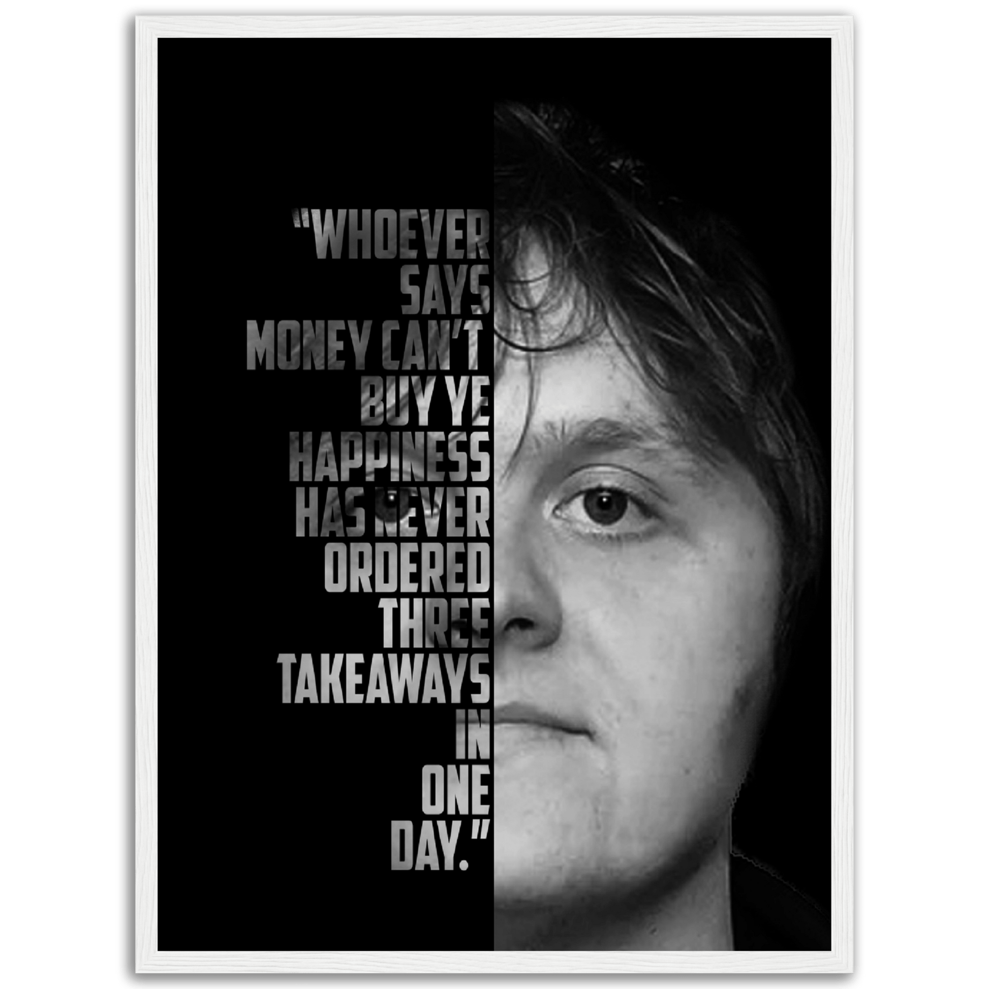 Lewis Capaldi Wooden Framed Print Canvas Prints in Accrington Number Plates Accrington IntelliPix