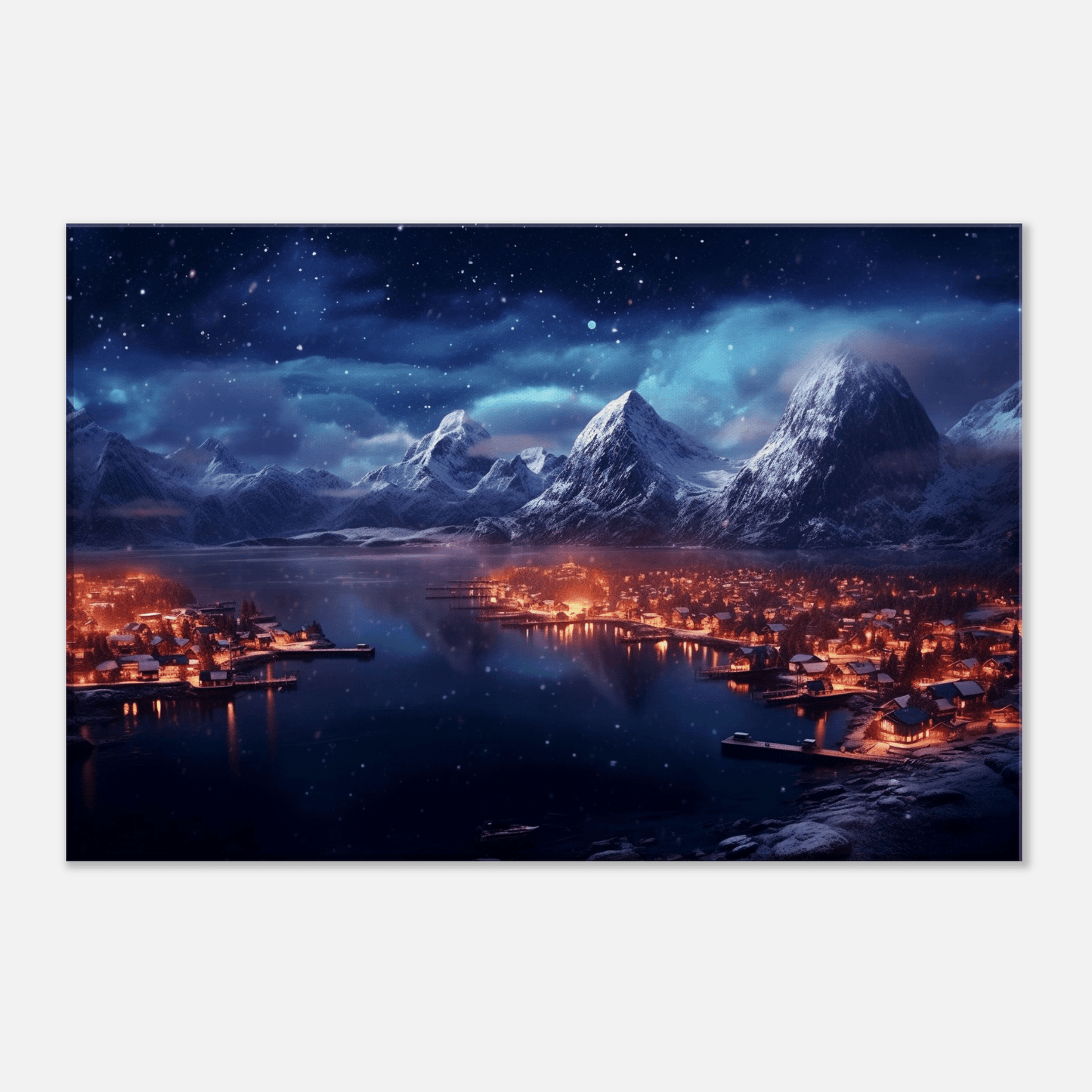 Lofoten Island Sky Canvas Canvas Prints in Accrington Number Plates Accrington IntelliPix