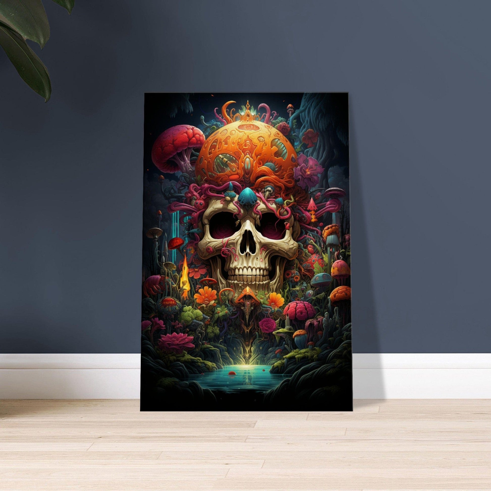 Majestic Trippy Skull Canvas Canvas Prints in Accrington Number Plates Accrington IntelliPix