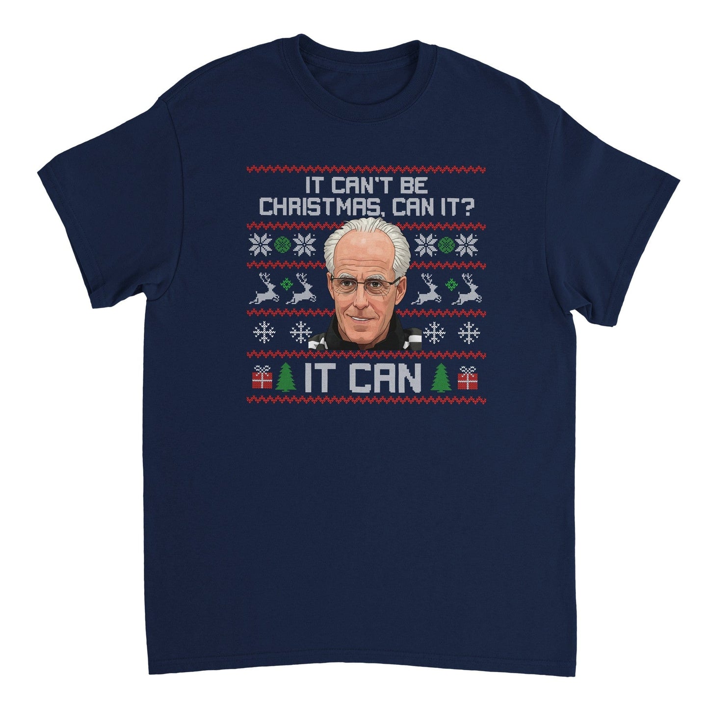 Mick McCarthy Christmas T-Shirt Canvas Prints in Accrington Number Plates Accrington IntelliPix