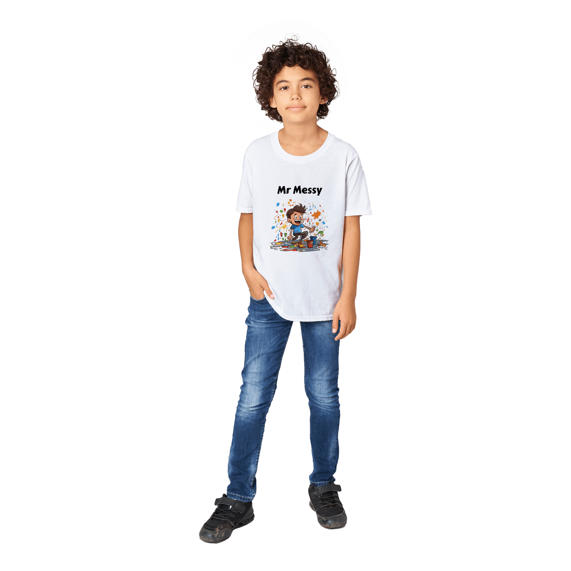Mr Messy Kids T-shirt – IntelliPix Mr Messy Kids T-shirt – IntelliPix