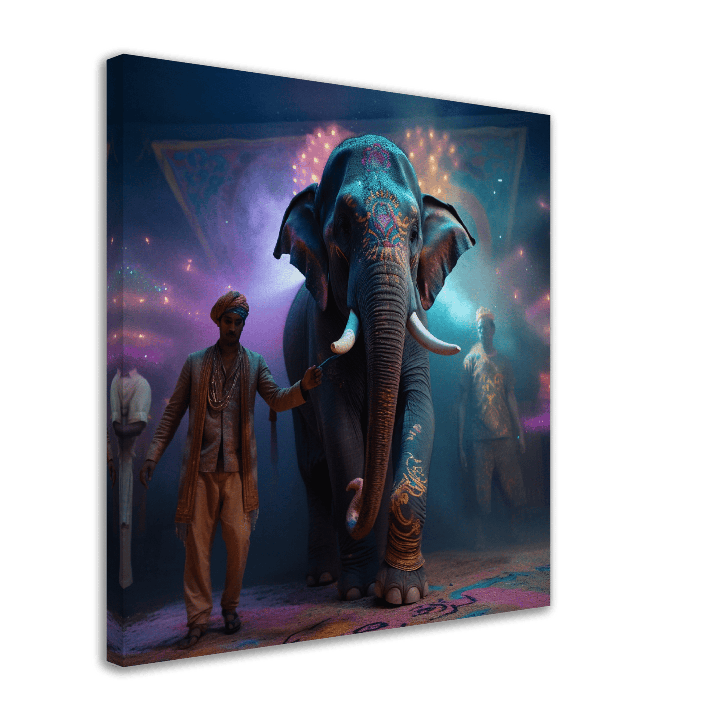 Mystical Indian Elephant Canvas Canvas Prints in Accrington Number Plates Accrington IntelliPix