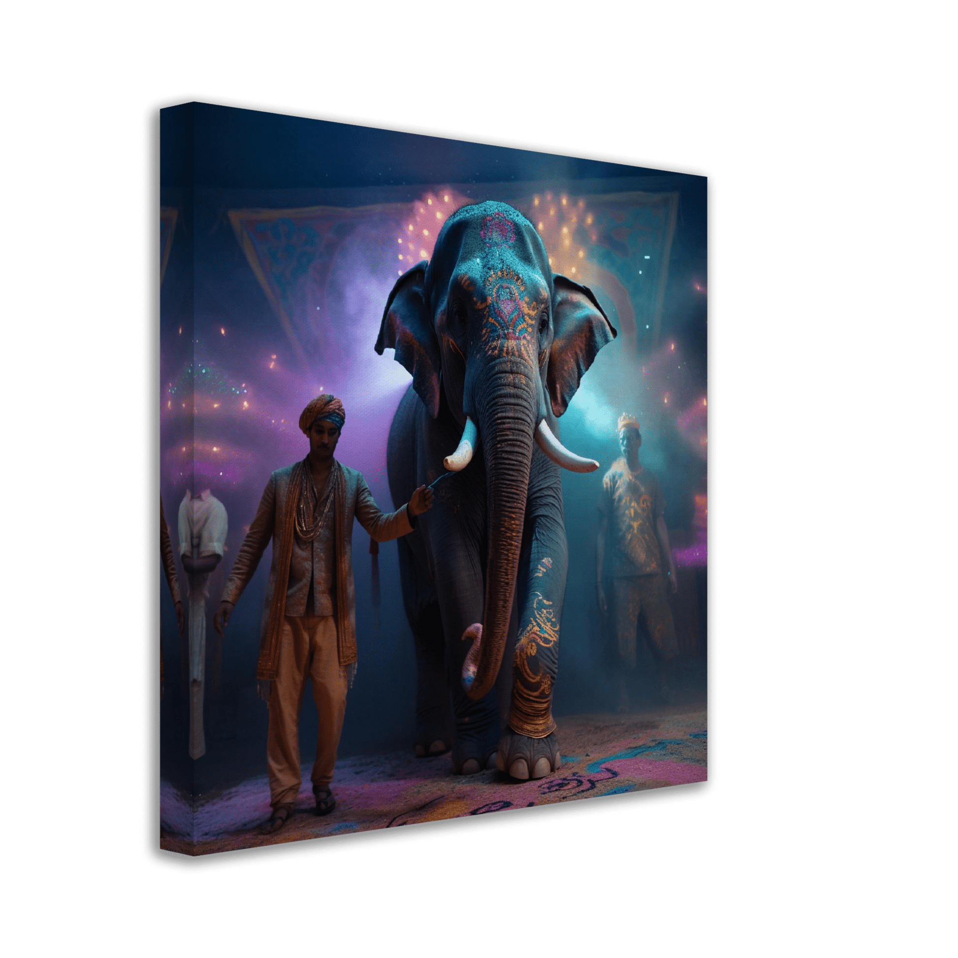 Mystical Indian Elephant Canvas Canvas Prints in Accrington Number Plates Accrington IntelliPix