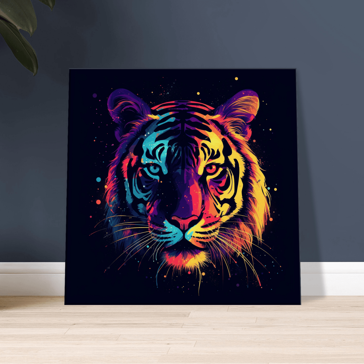 Neon Tiger Canvas Canvas Prints in Accrington Number Plates Accrington IntelliPix