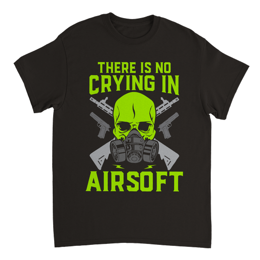 No Crying in Airsoft T Shirt Canvas Prints in Accrington Number Plates Accrington IntelliPix