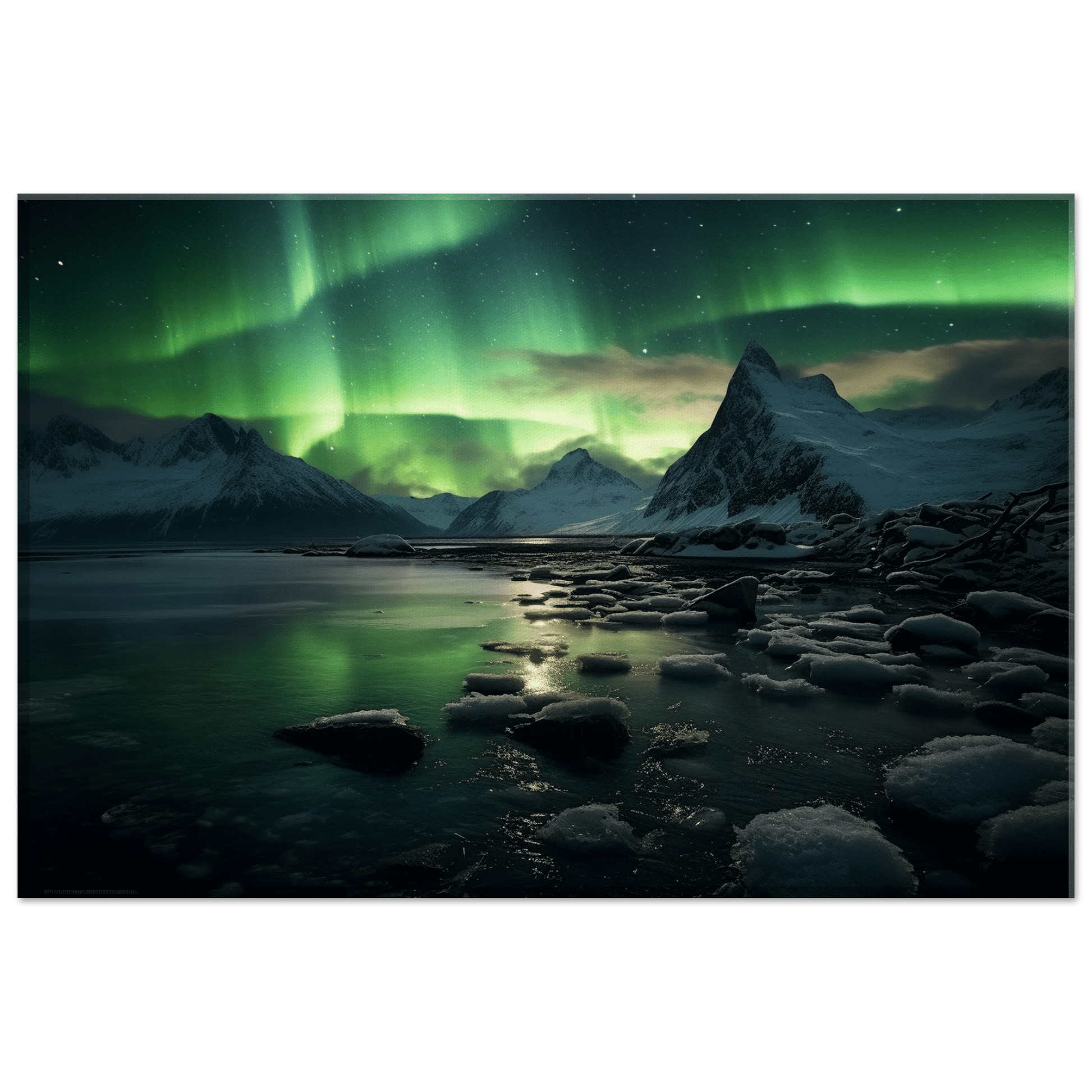 Northern Light Sky Canvas Canvas Prints in Accrington Number Plates Accrington IntelliPix